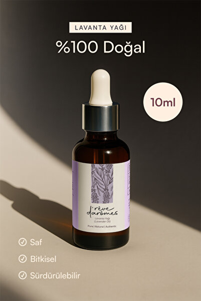Rêve d’Arômes %100 Doğal Rahatlatıcı & Uyku Destekleyici Lavanta Yağı – 20 ml