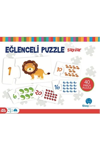 Gizzy Game Y Game Fun Puzzle - Numbers 40 Pieces