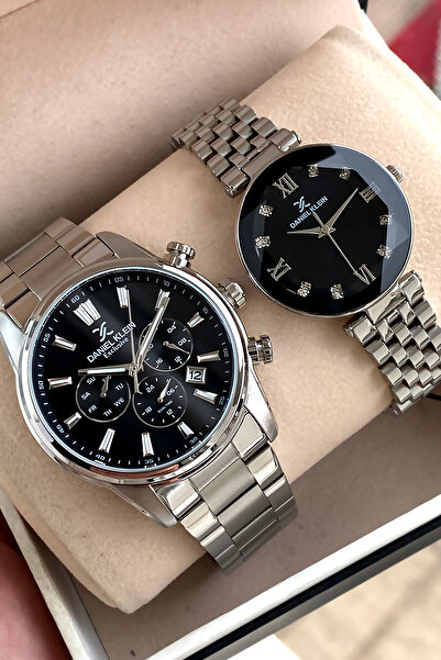 Daniel Klein Çelik Kordon 24 Ay Garantili Bileklik Hediyeli Sevgili Çift Kol ...