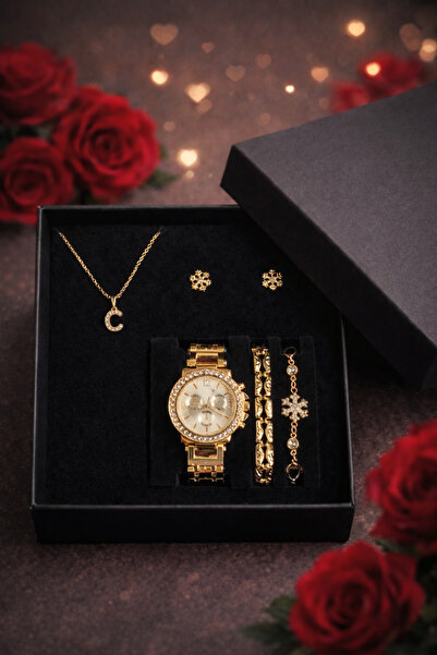 Arzu Butik kişiye özel kadın kol saati, saat bileklik kolye küpe hediye seti ...