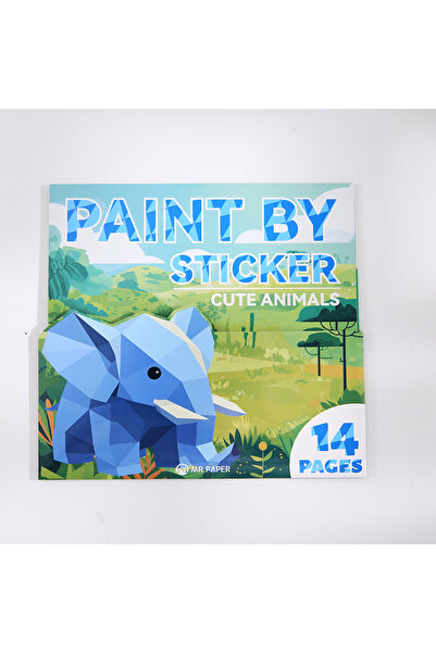 Choice S26369-2 كتاب ملصقات مستر بيبر، 12 قطعة/كيس، ملصقات هندسية ثلاثية الأب...