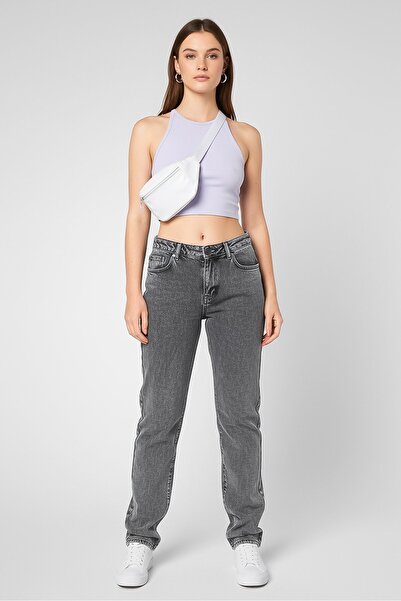 Karl Lagerfeld Women Regular Fit Washed Stretchable Jeans, Grey