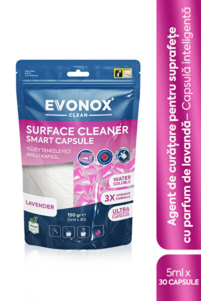 Evonox Clean Capsule Inteligentă pentru Curățarea Suprafețelor cu Parfum de L...