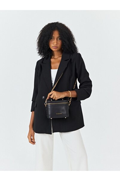 Meskanto Hilton Hakiki Deri Zincir Askılı Kutu Çanta