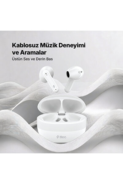 Ttec AirBeat Crisp Gerçek Kablosuz TWS Bluetooth Kulaklık - 2KM175