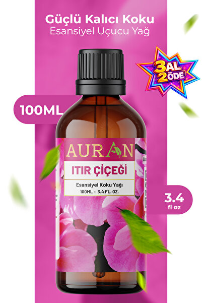 AURAN Itır Çiçeği Esansiyel Uçucu Koku Yağı Difüzör Esansı Buhurdanlık Yağı A...