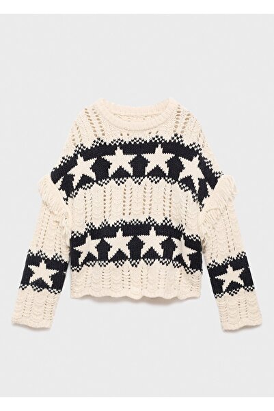 MANGO Kids Yıldızlı örgü kazak