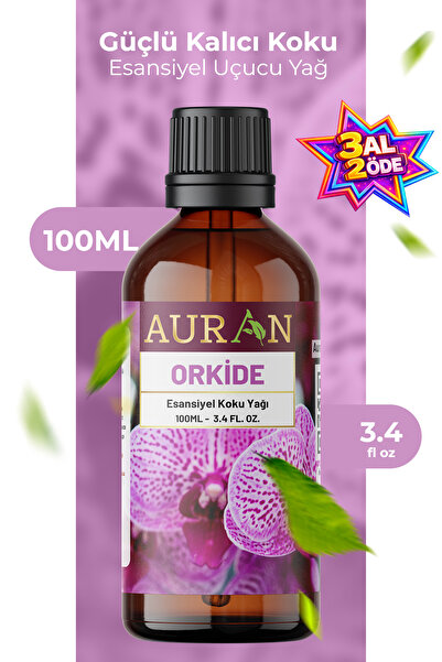 AURAN Orkide Esansiyel Uçucu Koku Yağı Difüzör Esansı Buhurdanlık Yağı Aromat...