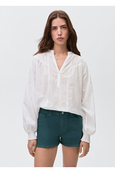 Mango Teen Kenarları dikişsiz şort