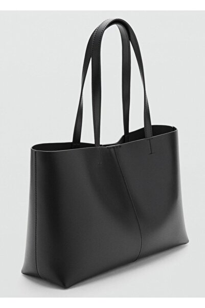 MANGO Woman Çift saplı shopper çanta