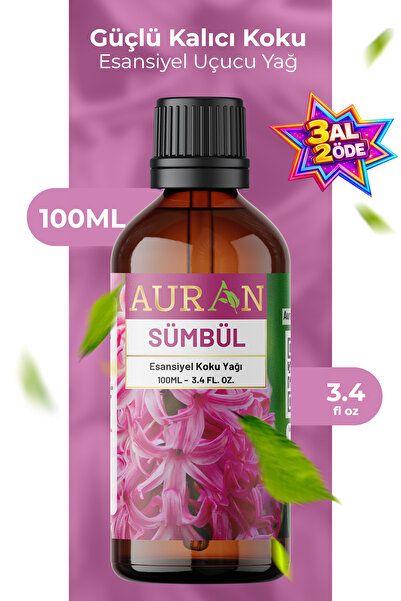 AURAN Sümbül Esansiyel Uçucu Koku Yağı Difüzör Esansı Buhurdanlık Yağı Aromat...