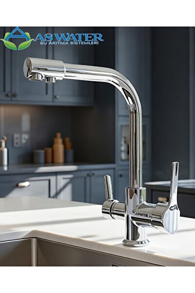 As Water Arıtma Bataryası 3 Yollu Arıtma Musluğu Su Arıtma Bataryası Sıcak-so...