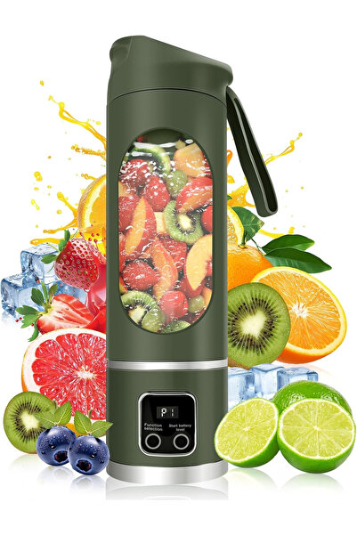 Kodak خلاط لاسلكي صغير سعة 15 أونصة (خالٍ من مادة BPA/منفذ USB-C) | لعشاق الم...