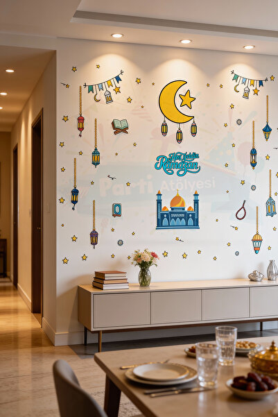 Parti Atölyesi Ramazan Büyük Şeffaf Sticker (151 Parça)