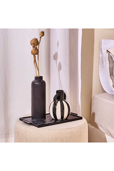 KPM Βάζο Ποτάρι - Μαύρο - 20 cm