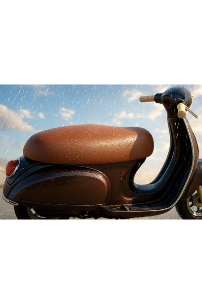 Vi Caro Țesătură groasă maro Arora Cappucino Husă pentru șa din piele pentru ...