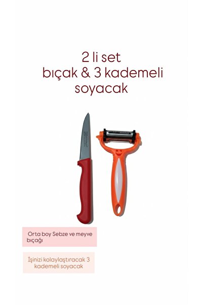 Tasarım Medium Size Salad & Vegetable Knife – Stainless Steel Daily Use Salad...