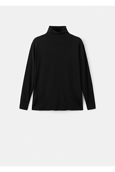 MANGO Woman Boğazlı örgü kazak