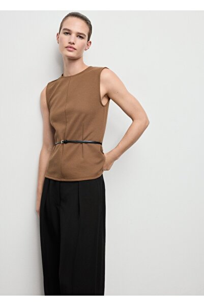 MANGO Woman Geniş askılı dar kesim bluz