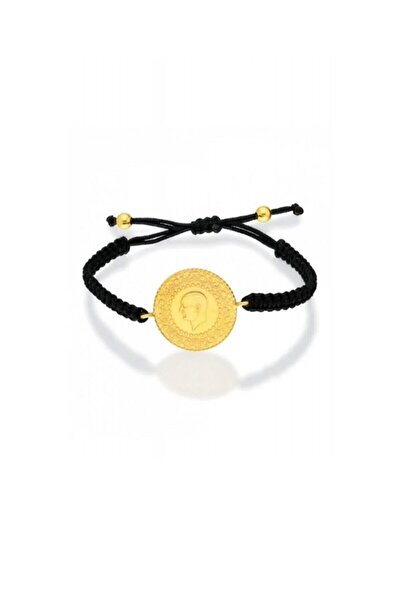 KORKMAZ KUYUMCULUK Çeyrek Altınlı Ipli Bileklik