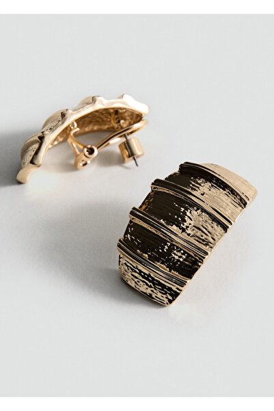 MANGO Woman Rölyef dokulu küpe