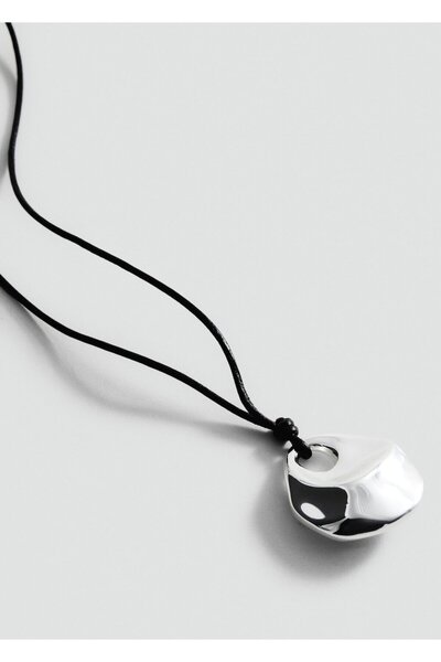 MANGO Woman Metal uçlu kolye