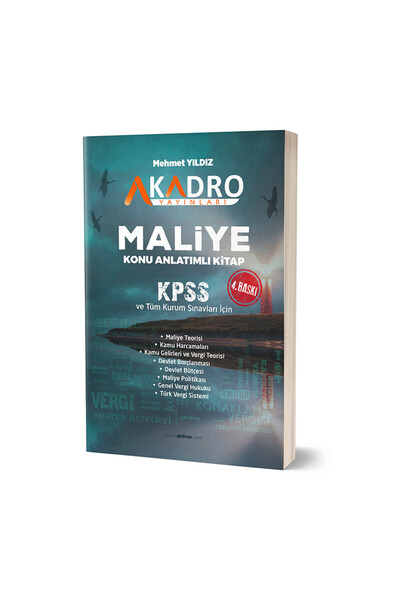 A Kadro Yayınları Maliye Konu Anlatım 4.Baskı