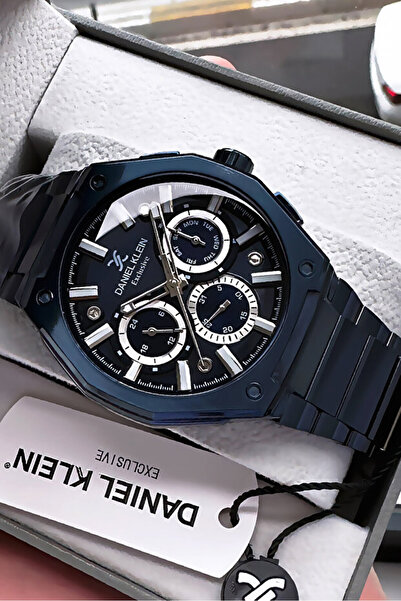 Daniel Klein Exclusive Erkek Kol Saati 3 Atm Su Geçirmez Lacivert Renk Çelik ...