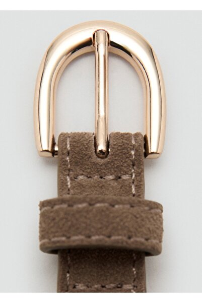 MANGO Woman Süet deri kemer