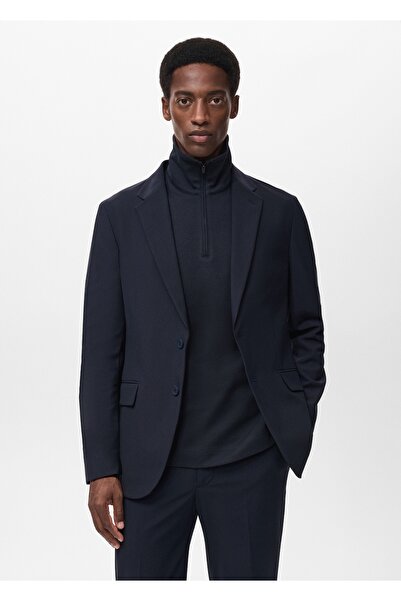 MANGO Man Zurich slim fit Thermolite® kumaş blazer ceket