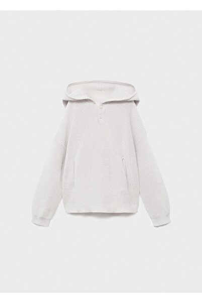 MANGO Baby Kapüşonlu triko kazak