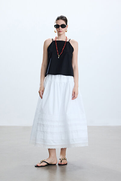 BE BLUE FUSTA POPLIN ROMANTICA ALBA