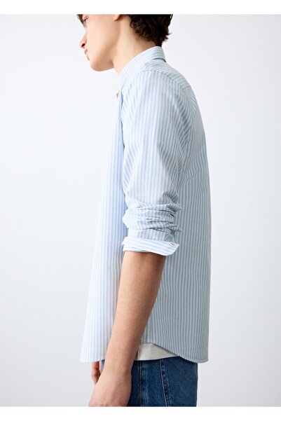 Mango Teen Pamuklu Oxford gömlek