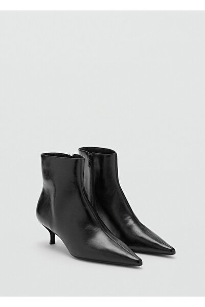 MANGO Woman Kitten topuklu sivri burunlu bot