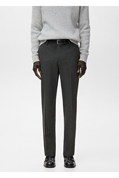 MANGO Man Slim fit flanel pantolon