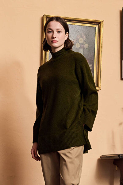 BE BLUE ХАКІ М'ЯКИЙ СВІТЕР