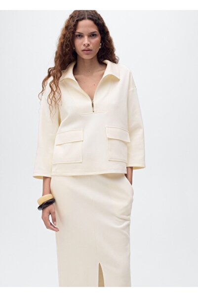 MANGO Woman Truvakar Sleeve Pocket Jacket