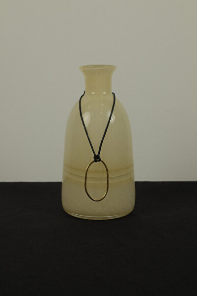 BE BLUE قلادة حلقة ذهبية