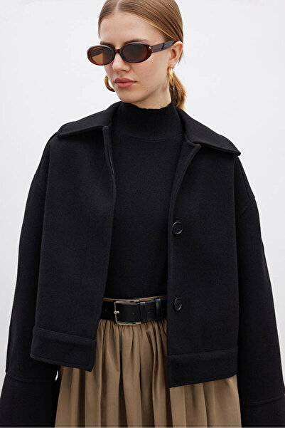 BE BLUE BLACK SHORT SPOON JACKET