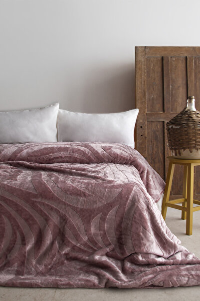 BED LİNE Lenta Battaniye 200*230 Pudra