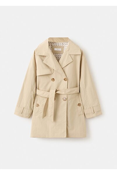 MANGO Kids Klasik kemerli trençkot