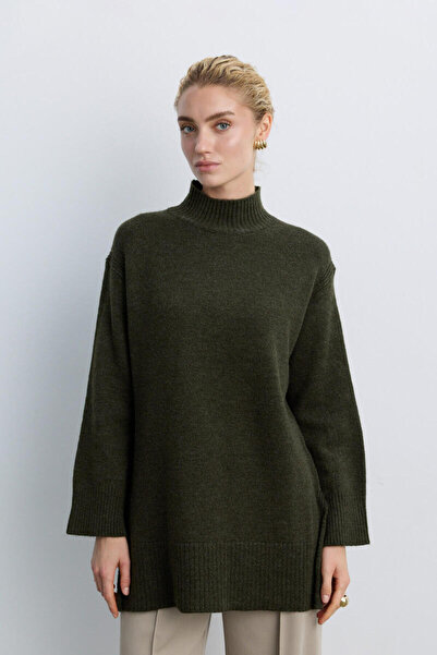 BE BLUE Темно-зелений м'який светр