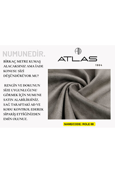 atlas fabric Atlas Kumaş Role Serisi Nubuk Kumaş Numunesi