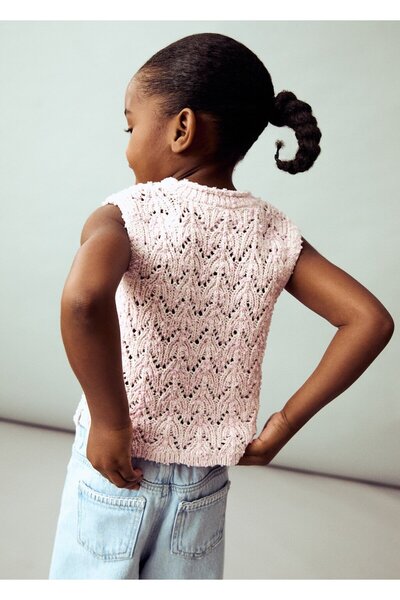 MANGO Baby Ажурна блузка