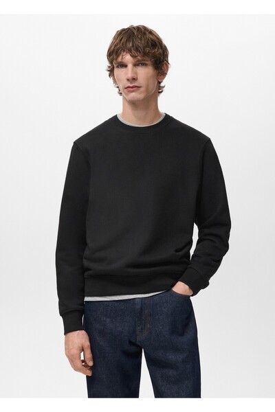 MANGO Man Regular kesim pamuklu sweatshirt