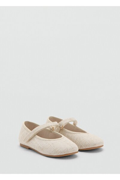 MANGO Baby Keten cırt cırtlı babet