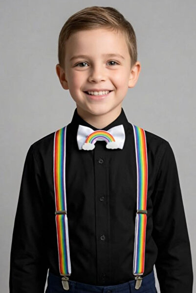 Entel Umerașe și papion pentru pantaloni pentru băieți 1-12 ANI COMPATIBILE