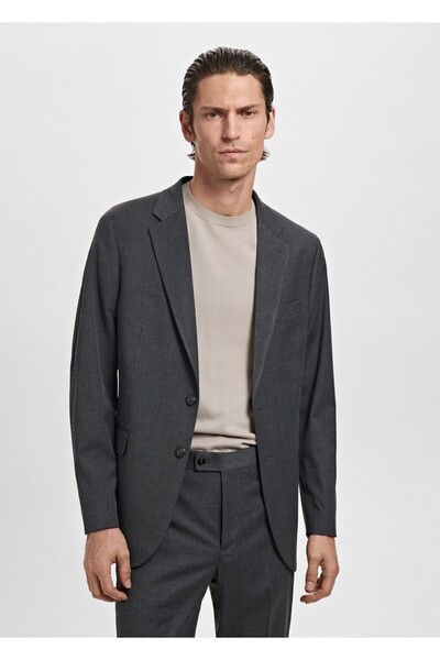 MANGO Man Slim fit Milan kumaş blazer ceket