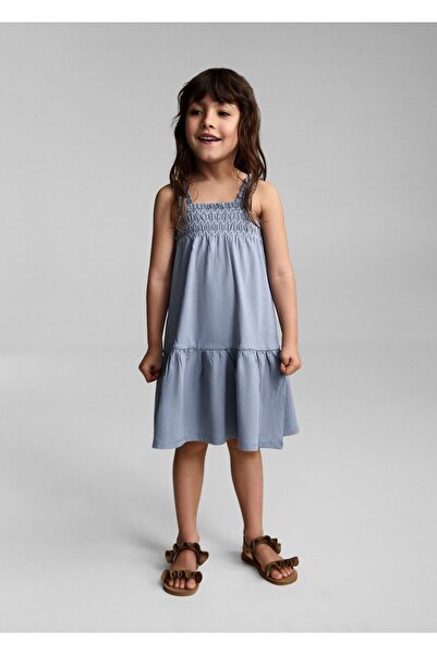 MANGO Baby Kleid mit Raffdetails