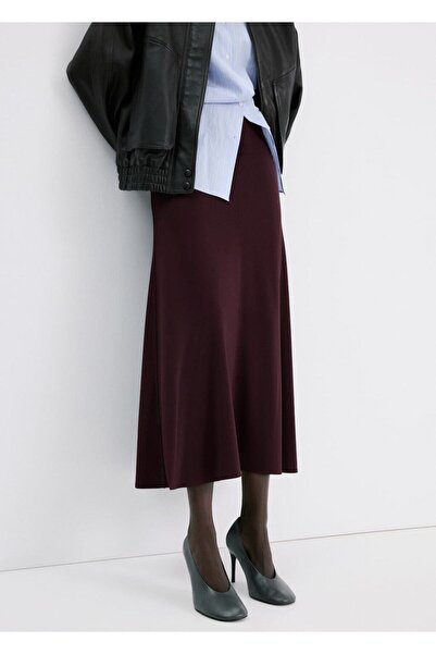 MANGO Woman İnce triko midi etek